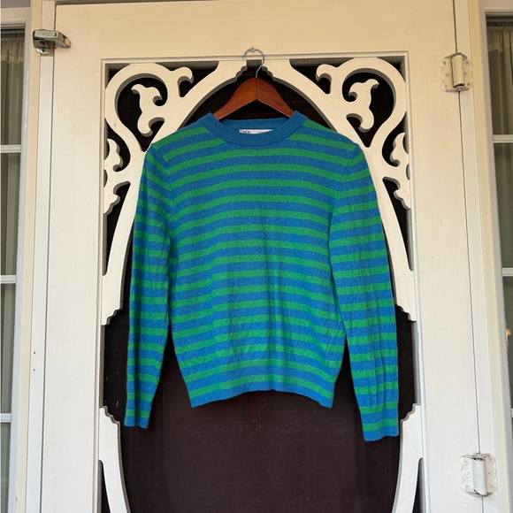 Zara Striped Wool Sweater - Picture 1 of 5